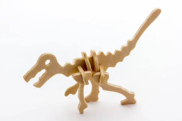 Dinosaurs of wood — Stock Photo, Image