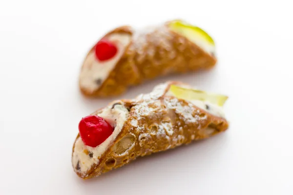 Sizilianische cannoli aus italien — Stockfoto