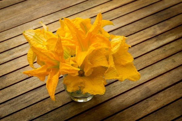 Fiori di zucchine — Foto Stock