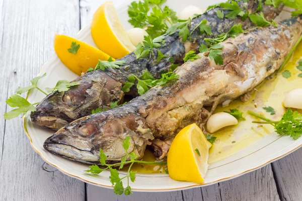 Mackerel baked — Stock Photo, Image