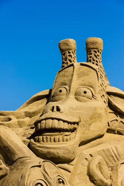 Zand sculpturen — Stockfoto