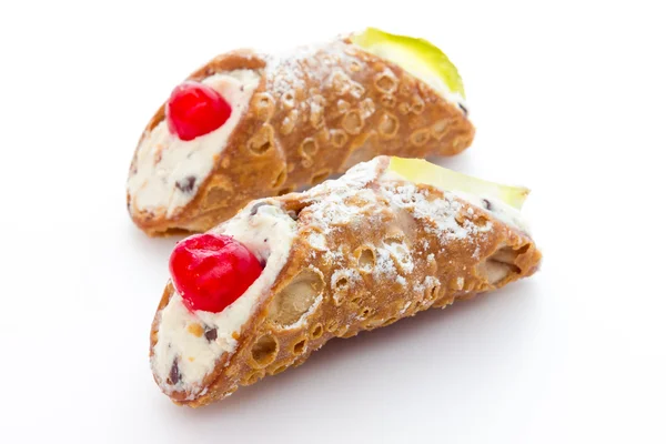 Siciliansk cannoli från Italien — Stockfoto