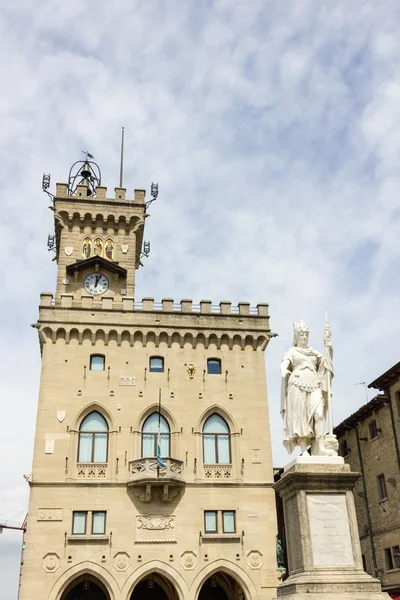 Palazzo Pubblico della Città di San Marino — Foto Stock