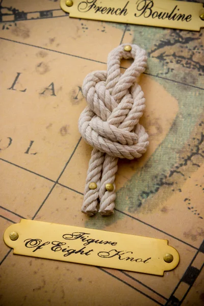Ναυτικό knots — Φωτογραφία Αρχείου