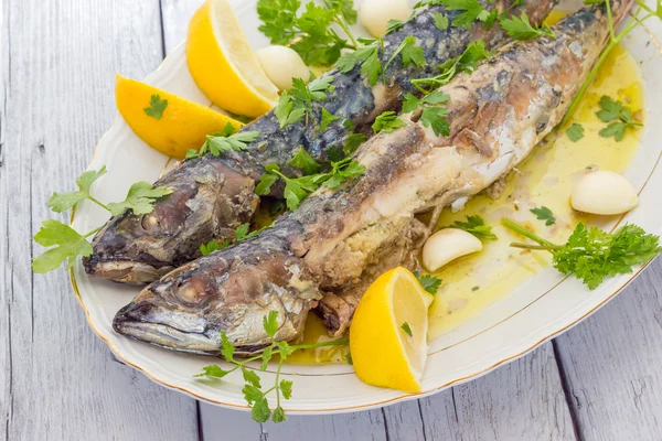 Mackerel baked — Stock Photo, Image