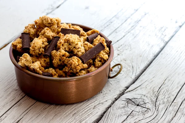 Cereals with chocolate — Stock Photo, Image