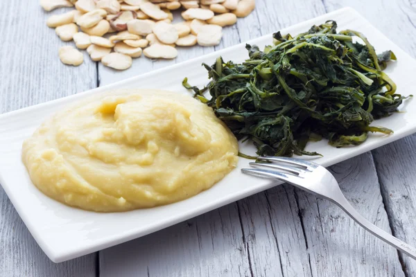 hindiba ile püresi fava fasulye
