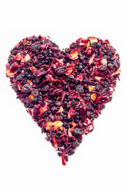 Kırmızı meyve vitamini sağlıklı bitki çayı