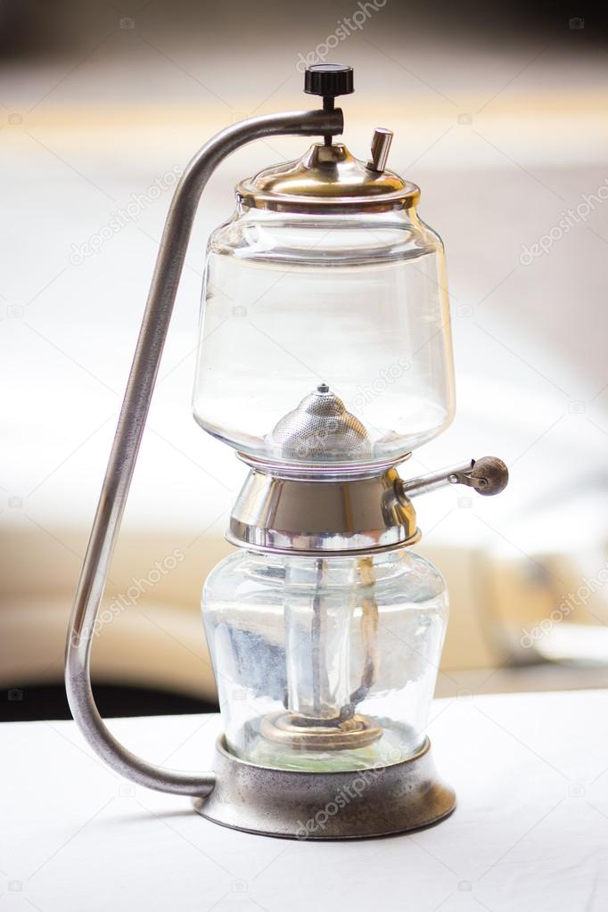 vintage oil lamp at a flea market
