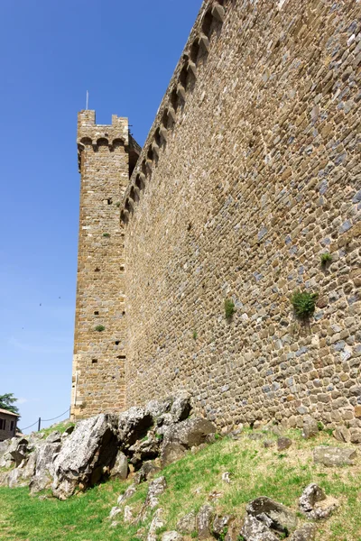 Montalcino staden Toscana Italien — Stockfoto