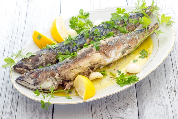 Mackerel baked — Stock Photo, Image