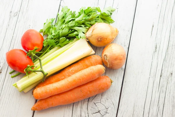 Vegetables for vegetable broth — Stock Photo, Image