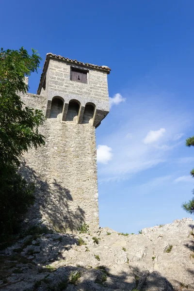 Замок міста Сан-Марино — стокове фото