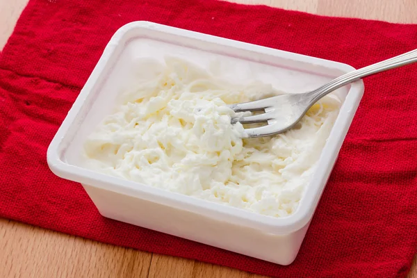 Stracciatella mozzarella dall'Italia — Foto Stock