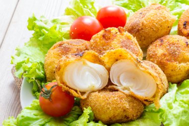 Lezzetli soğan kroket