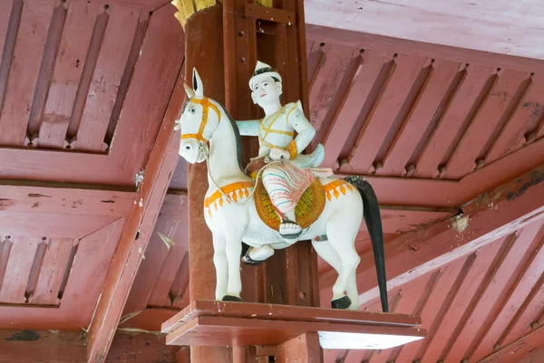 Statue de Birmanie d'un chevalier — Photo