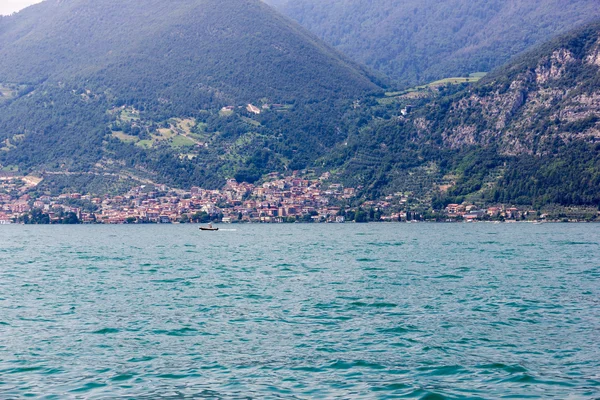 Λίμνη Beautifull Iseo — Φωτογραφία Αρχείου