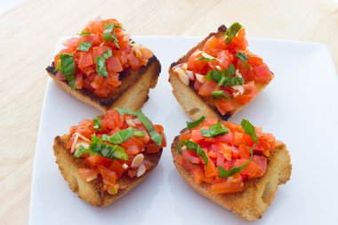 bruschetta tabağı