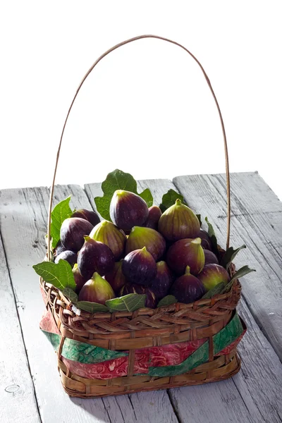 Basket of Figs — Stock Photo, Image