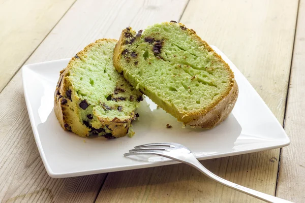 Ciambella alla menta e gocce di cioccolato — Foto Stock