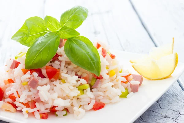 Tasty Rice Salad — Stock Photo, Image