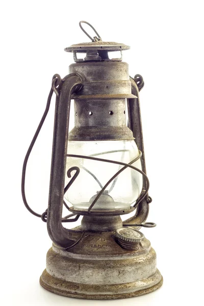 Olejová lampa s bílým pozadím — Stock fotografie
