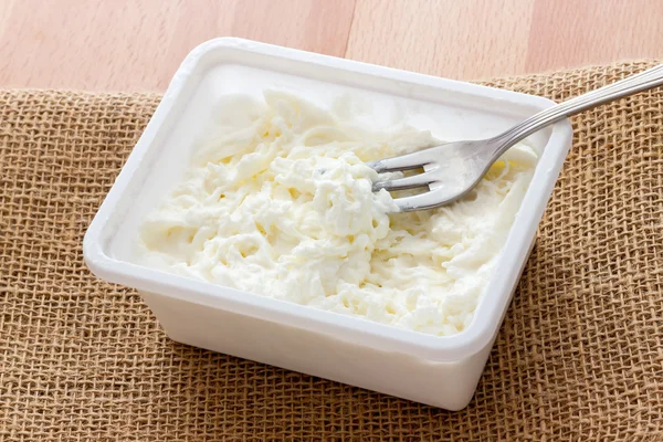 Stracciatella mozzarella desde Italy — Foto de Stock