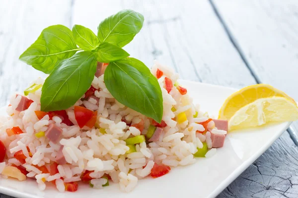 Tasty Rice Salad — Stock Photo, Image