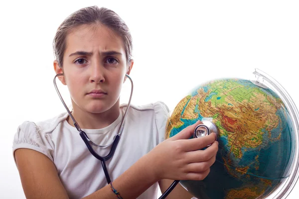 Comprobación de la salud del planeta — Foto de Stock