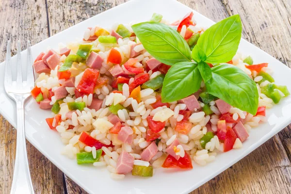 Tasty Rice salad — Stock Photo, Image