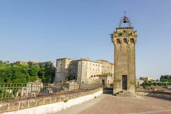 Sorano şehir İtalya — Stok fotoğraf