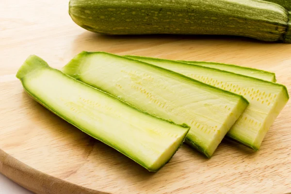 Skivad grön Zucchini — Stockfoto