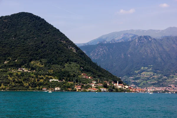 Panorama du lac d'Iseo — Photo