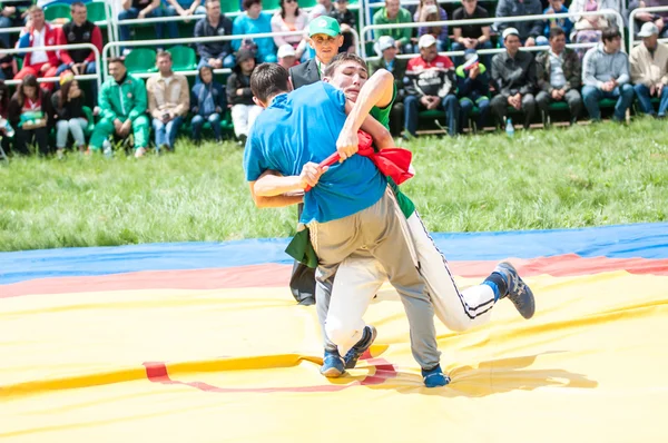 Wrestling on belts or Koresh — Stock Photo, Image
