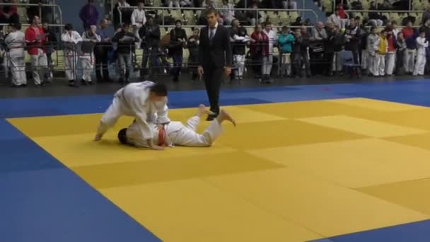 Judo yarışmalarında — Stok video
