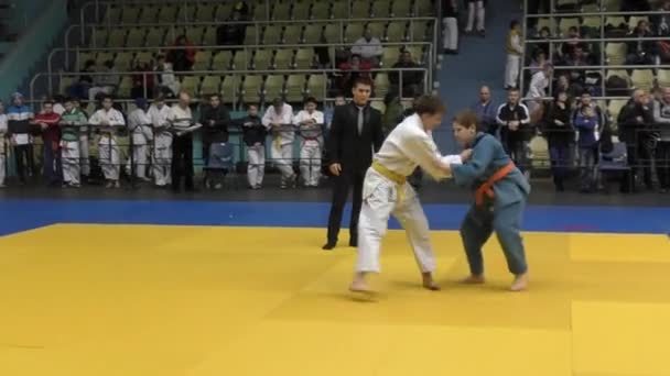 Zawody w Judo — Wideo stockowe