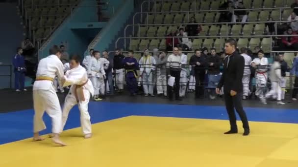 Zawody w Judo — Wideo stockowe