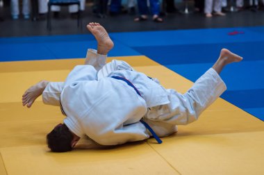 Erkekler Judo 'da yarışıyor.