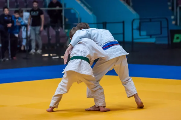 I ragazzi competono nel Judo. — Foto Stock