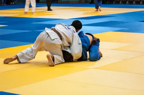 Ungdom tävlingar i Judo — Stockfoto