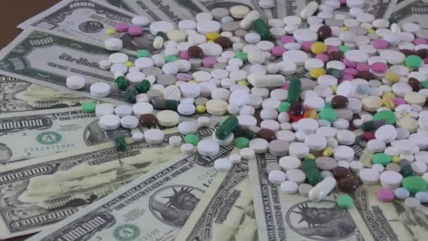 Negócio em produtos farmacêuticos — Vídeo de Stock