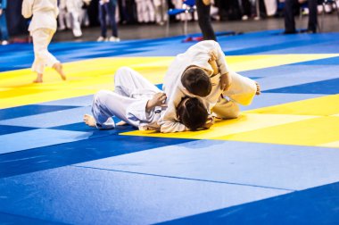 Hasır üzerinde iki li.