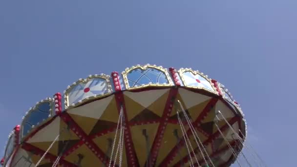 Carousel for children. — Stock Video