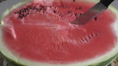 Karpuz tatlı olarak sunulmaktadır