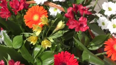 Bir buket çiçek düğün için