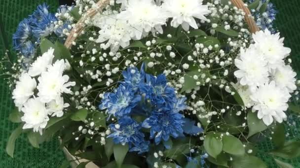 結婚式の花の花束 — ストック動画
