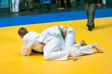 Erkekler Judo 'da yarışıyor