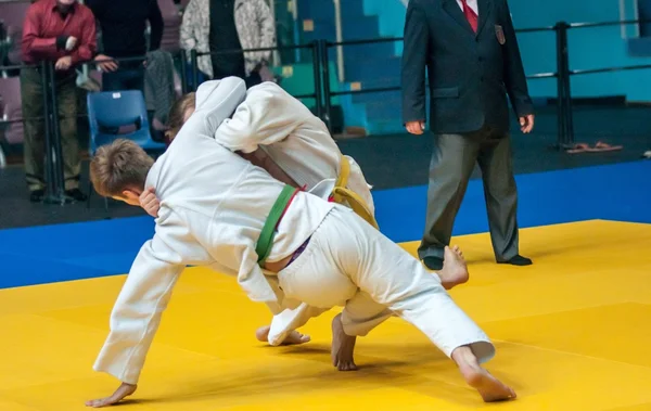 Erkekler Judo 'da yarışıyor
