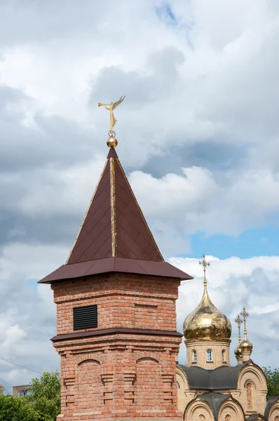 A cúpula da igreja cristã — Fotografia de Stock