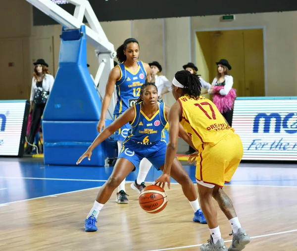 Orenburg Russie Octobre 2019 Les Filles Jouent Basket Ball Euroleague — Photo